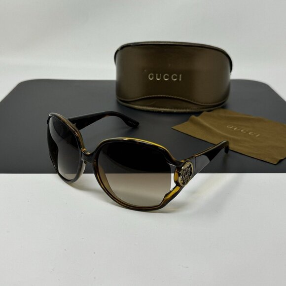GUCCI Sunglasses Butterfly Tortoise shell GG 3061/S Italy 1934 Knight Logo main image 16